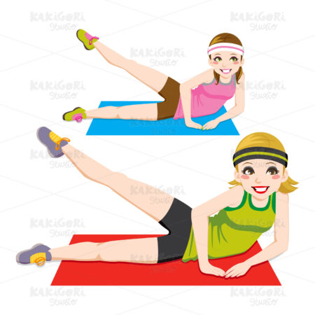 Aerobic Exercise Clipart Vector Illustration 00512