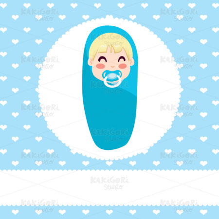 Baby Boy Design Clipart Vector Illustration 01071