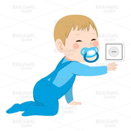 Baby Uncovered Socket Clipart Vector Illustration 02744