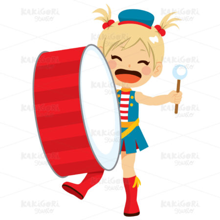 Band Drums Clipart Vector Illustration 03594