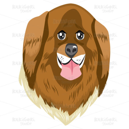 Big Dog Avatar Clipart Vector Illustration 03822
