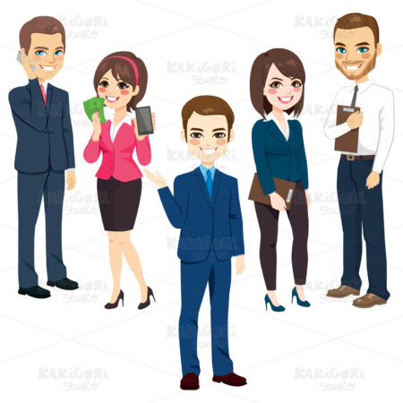Business People Clipart Vector Illustration 03208