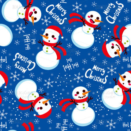 Christmas Snowman Pattern Clipart Vector Illustration 01850