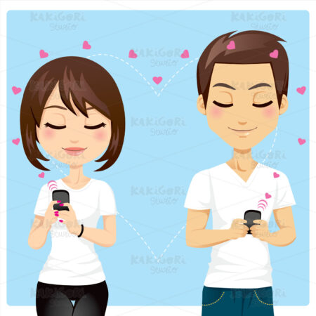 Connected Love Clipart Vector Illustration 00773