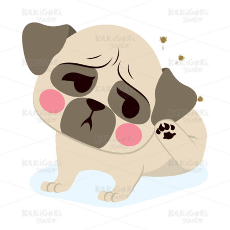 Dog Tick Clipart Vector Illustration 03656