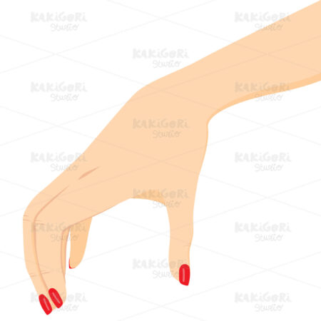 Female Hand Holding Clipart Vector Illustration 03313