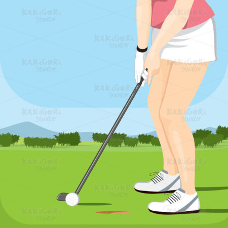 Golf Ball Clipart Vector Illustration 03559