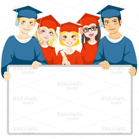 Graduation Day Clipart Vector Illustration 00529