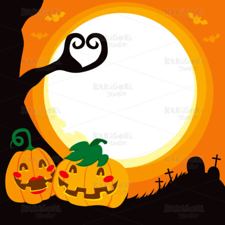 Halloween Pumpkin Love Clipart Vector Illustration 00975