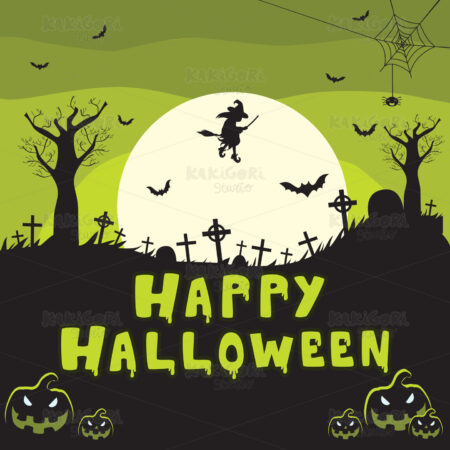 Happy Halloween Clipart Vector Illustration 03766