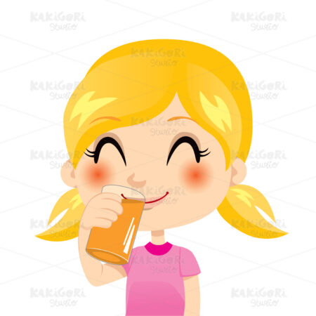 Healthy Orange Juice Clipart Vector Illustration 00910