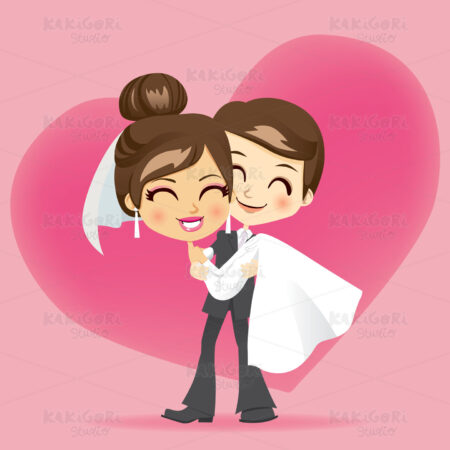 Honeymoon Love Clipart Vector Illustration 00808