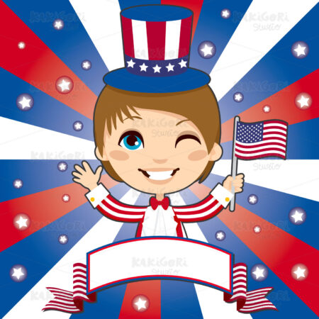 Independence Day Clipart Vector Illustration 00583