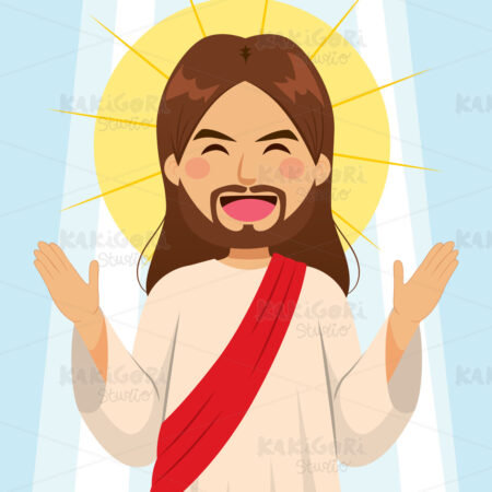 Jesus Christ Son Of God Clipart Vector Illustration 05190