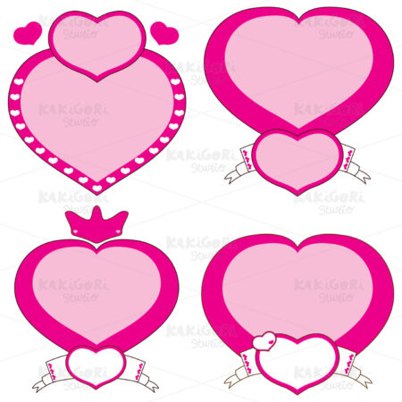 Love Hearts Clipart Vector Illustration 00776