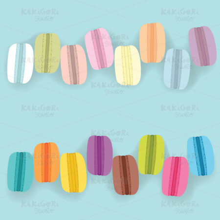 Macaron Design Clipart Vector Illustration 03359