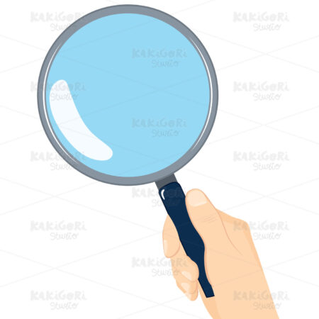 Magnifying Glass Clipart Vector Illustration 03611