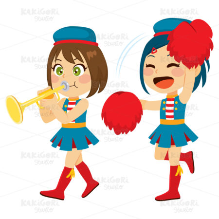 Marching Band Clipart Vector Illustration 03595