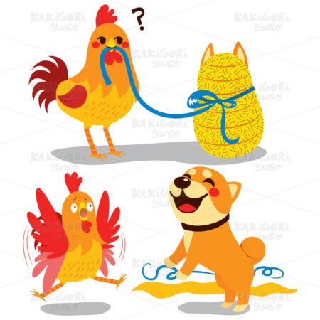 New Year Surprise Gift Clipart Vector Illustration 03846