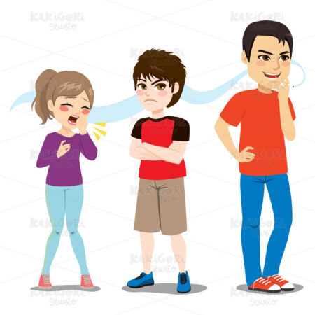 Passive Smoking Concept Clipart Vector Illustration 03956