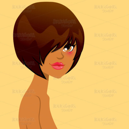 Perfect Latina Woman Clipart Vector Illustration 00957