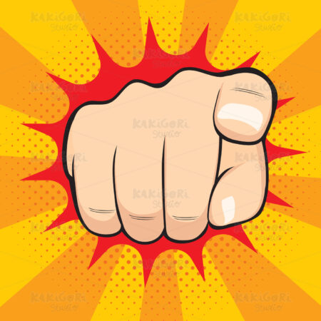 Pointing Finger Hiring You Clipart Vector Illustration 03650