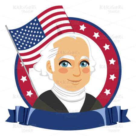 President Day Celebration Clipart Vector Illustration 03943