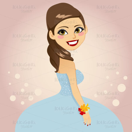Prom Celebration Clipart Vector Illustration 00816