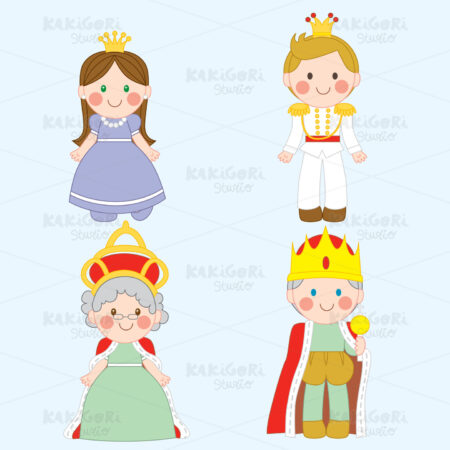 Royal Family Clipart Vector Illustration 00492
