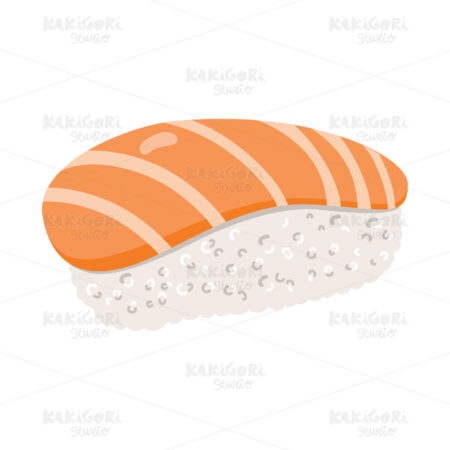 Salmon Sushi Clipart Vector Illustration 03712