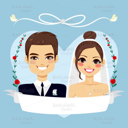 Save The Date Blue Design Clipart Vector Illustration 01947