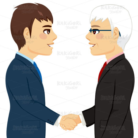 Shaking Hands Partnership Clipart Vector Illustration 03137