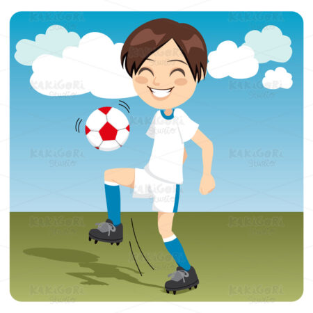 Soccer Practice Clipart Vector Illustration 00602