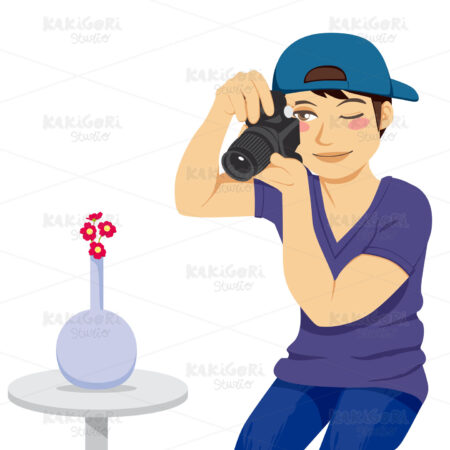 Stock Photographer Clipart Vector Illustration 00535