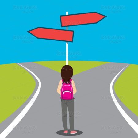 Student Choice Direction Clipart Vector Illustration 04524