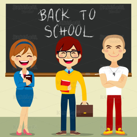 Teachers Set Clipart Vector Illustration 02960