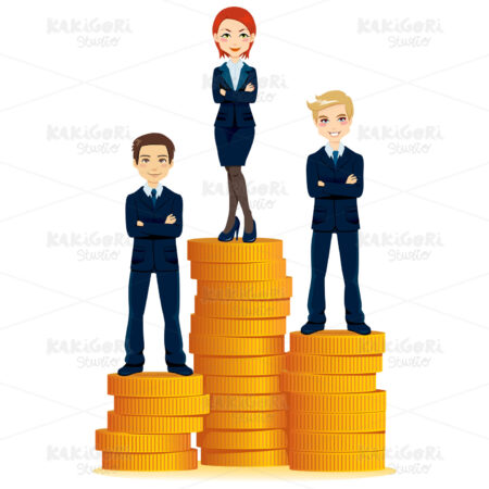 Top Business Woman Clipart Vector Illustration 00828
