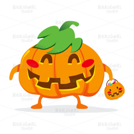 Trick Or Treat Pumpkin Clipart Vector Illustration 00947