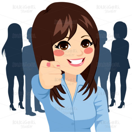 We are Hiring You Clipart Vector Illustration 03608