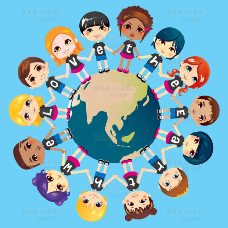 We love the Earth Clipart Vector Illustration 00777