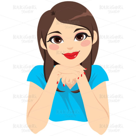 Woman Attending Clipart Vector Illustration 03891